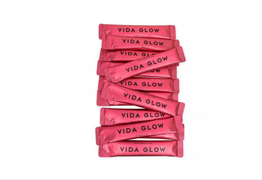 Natural Marine Collagen Sachets Cranberry & Lime | Vida Glow